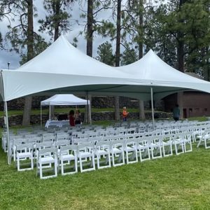 High Peak Tent - White 40' x 40'