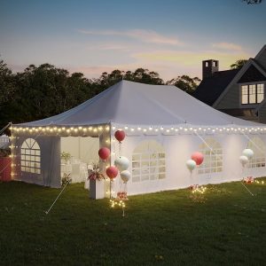 Pole Party Tent - White 30' x 60'
