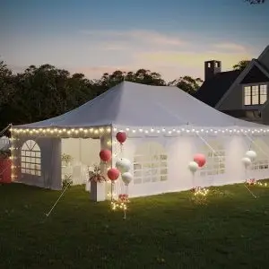 Pole Tent - White 30' x 60'