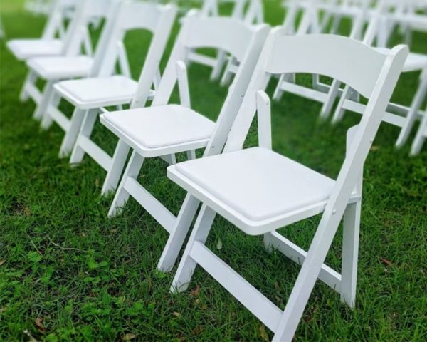 White Resin Chair