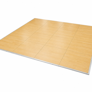 dance floor maple red